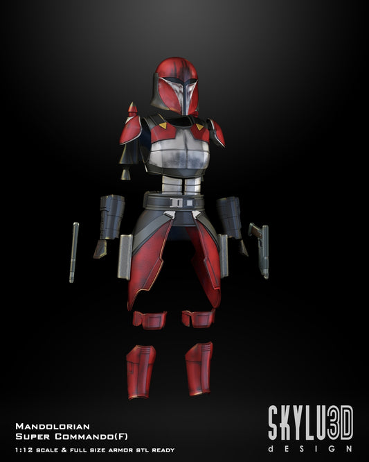 Female Mandalorian Super Commando Kit